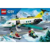 LEGO City Avārijas lidmašīna 60465 – neliels glābšanas lidaparāta būvēšanas komplekts, 403 detaļas, 4 minifigūriņas, vecums 6+