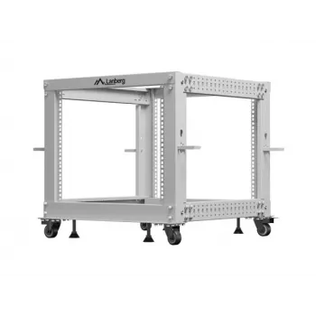 Rack 19 9U 600x600-1100 adj. gray