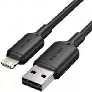Lightning kabelis Vention LAMBH, 2 m, USB-A uz Lightning, melns