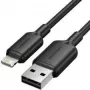 Lightning kabelis Vention LAMBH, 2 m, USB-A uz Lightning, melns
