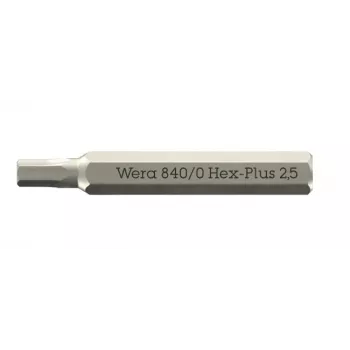 Urbja uzgalis Wera 05058112001 2.5 mm diametrs 30 mm garums 1 gab.