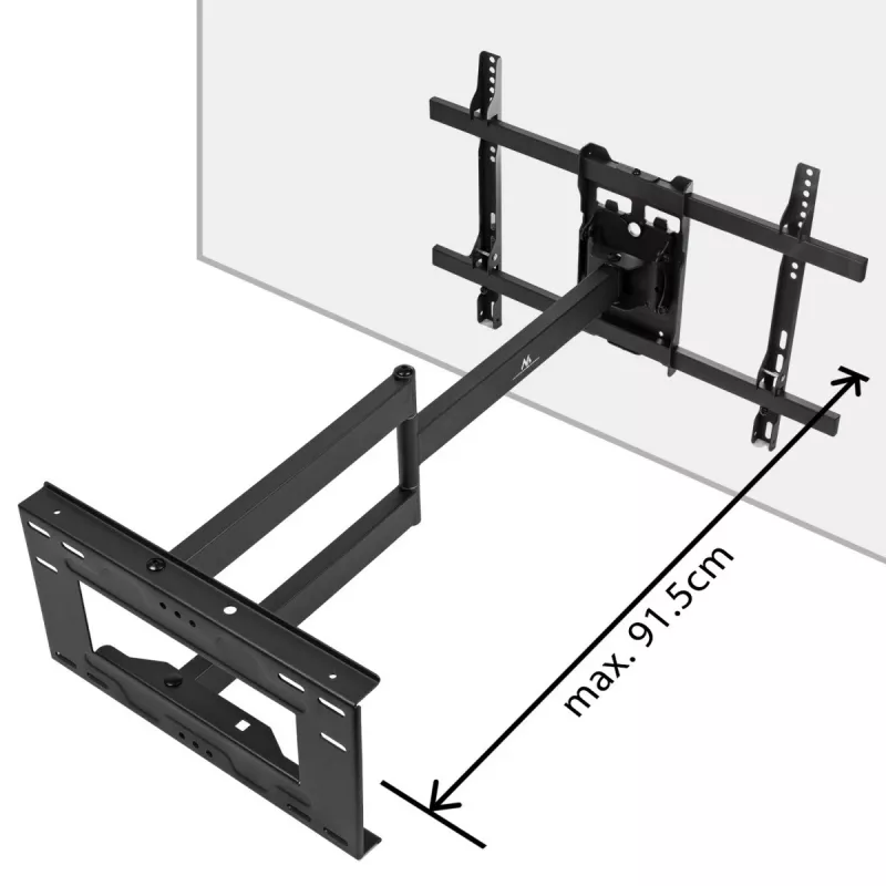TV stiprinājums MACLEAN MC-985 VESA 600x400 37–80 collu televizoriem, maks. slodze 45 kg