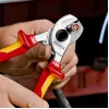 Knipex 95 16 165 T kabeļu gofrētājs Gofrēšanas rīks Melns, Dzeltens