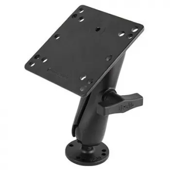 RAM Mounts dubultās lodītes stiprinājums ar 100x100mm VESA plāksni, 1,8 kg ietilpība