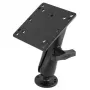 RAM Mounts dubultās lodītes stiprinājums ar 100x100mm VESA plāksni, 1,8 kg ietilpība