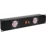 Rack Front Panel Omnitronic Z-19 2U ar 2 ventilatoriem 19 collu statīvam