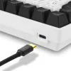 Sharkoon SKILLER SGK50 S3 Tastatūra Gaming USB QWERTY Portugāļu Balta
