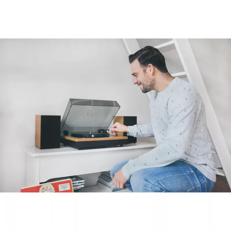 Lenco LS-300WD Produkts Melns