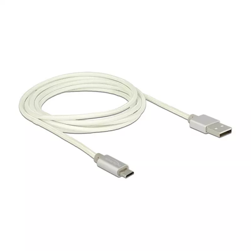 USB kabelis DeLOCK 2m USB2.0-A/USB2.0 Micro-B
