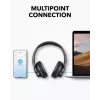 Apkārt auss austiņas Anker Soundcore Q11i, Bluetooth 5.0, līdz 20 stundām baterija, iebūvēts mikrofons, tumši pelēkas
