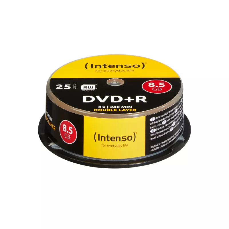 DVD+R DL Intenso 8.5GB 8x Double Layer 25 gab.