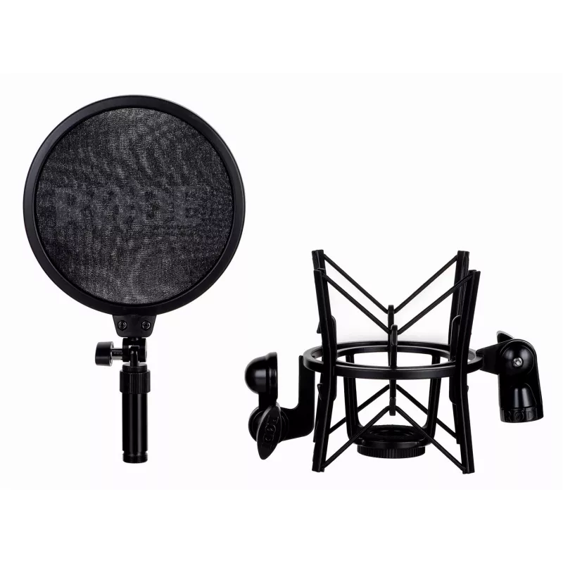 Mikrofons RØDE SM6 — melns, svars 0,682 kg, izmēri 210×133×210 mm
