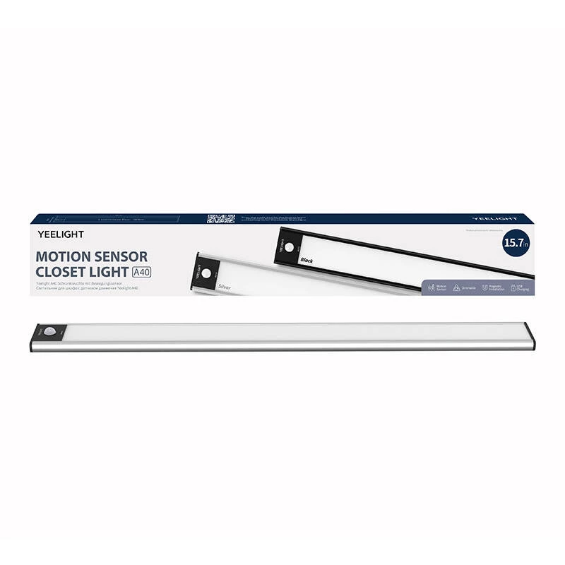 Yeelight skapja gaisma YLCG004 LED kustības sensors drēbju skapja gaisma 40 cm 2700K (sudrabs)