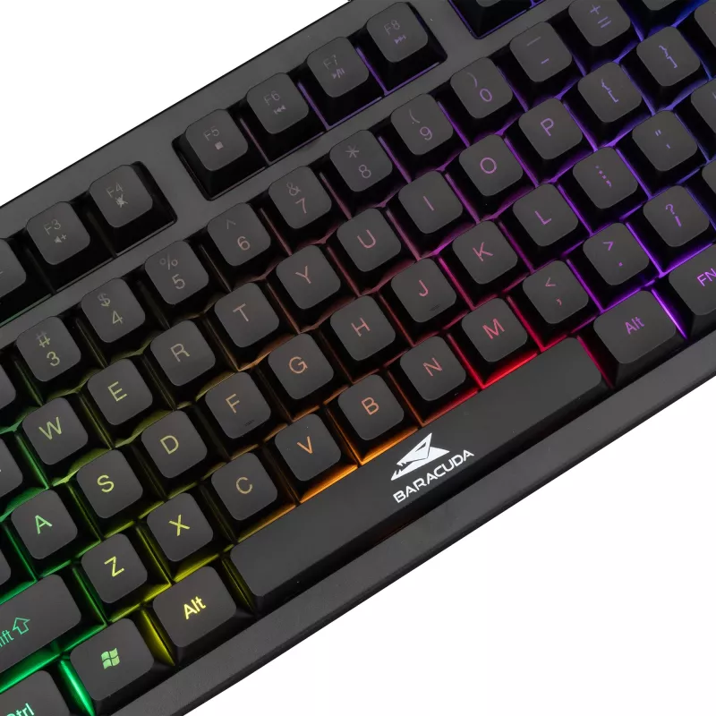 Vadu tastatūra Baracuda Krill Melns KRILL-B — kompakts izkārtojums, US izkārtojums