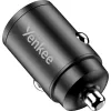 Auto lādētājs YENKEE CAR 02 Power Delivery 30W ar USB-A un USB-C pieslēgvietām