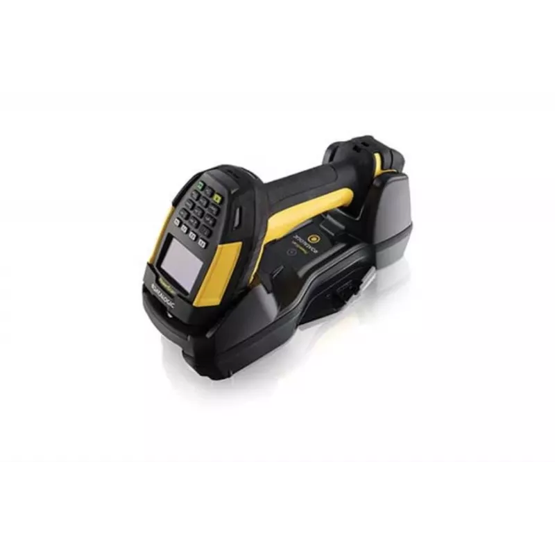 Rokas svītrkodu lasītājs Datalogic PM9600-DKHP433RK10 1D/2D Lāzers Vadu Bezvadu