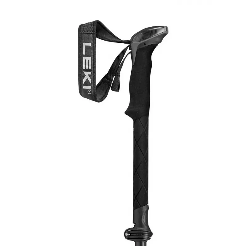 Trekking nūjas Leki Sherpa FX regulējamas 120–140 cm, melnas