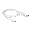 Video kabeļa adapteris DeLOCK 83707 Mini DisplayPort uz HDMI 2 m balts