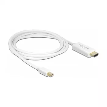 Video kabeļa adapteris DeLOCK 83707 Mini DisplayPort uz HDMI 2 m balts