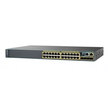 Cisco - Catalyst 2960X-24TS-LL - Slēdzis - Pārvaldāms - 24 x 10/100/1000 + 4 x Gigabit SFP - Galddators