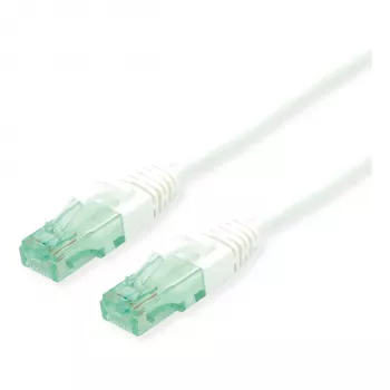 Tīkla kabelis ROLINE Recycled Material 21.45.3167 RJ-45 Cat6a 10 m Balts