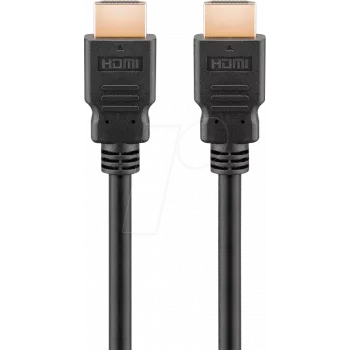 Goobay 41081 HDMI kabelis 0,5 m HDMI A tipa (standarta) 2 x HDMI A tipa (standarta) melns (41081)