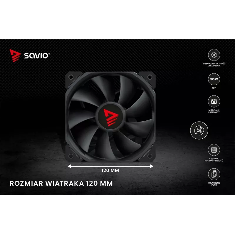 SAVIO VORTEX X2 CPU dzesētājs