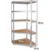 Metāla stūra uzglabāšanas plaukts G9040 40cm