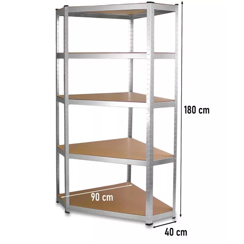 Metāla stūra uzglabāšanas plaukts G9040 40cm