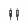 Kabelis USB-C M/M 2.0 CA-CMCM-40CU-0005-Melns 0.5m