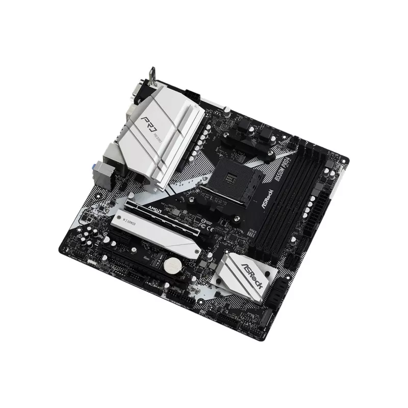 ASRock B550M Pro4 AM4 Micro-ATX galvenes plate