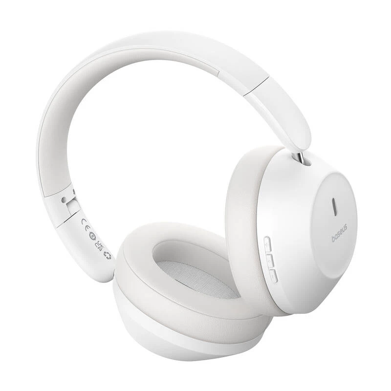 Baseus Bass 30 Max bezvadu austiņas ar Bluetooth 5.3, virsgalvas austiņas, pastiprinātas basu funkcijas, 40 mm diafragma, īpaši zems latentums, 50 stundu akumulatora darbības laiks