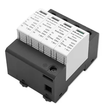 Pārsprieguma aizsargs QOLTEC 52588 AC 4P 420V T2 C — 4 polu maiņstrāvas pārsprieguma novadītājs, 420 V, 2. tips