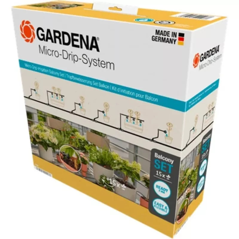 Pilienveida apūdeņošanas sistēma Gardena 13401-20, šļūtenes garums 20 m