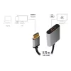 LogiLink CDA0108 video kabeļa adapteris 0,15 m DisplayPort HDMI melns pelēks
