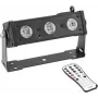 LED efektu gaisma EUROLITE BAR-3 DMX 3 LED — kompakta skatuves/gaismas aizkaru gaisma ar DMX vadību