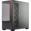 Cooler Master Elite 690 PC korpuss, Midi-Tornis, ATX, rūdīts stikls - 4x ARGB ventilators, koks, melns