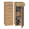 Topeshop NEL V DS ARTISAN vannas istabas uzglabāšanas skapis Ozols