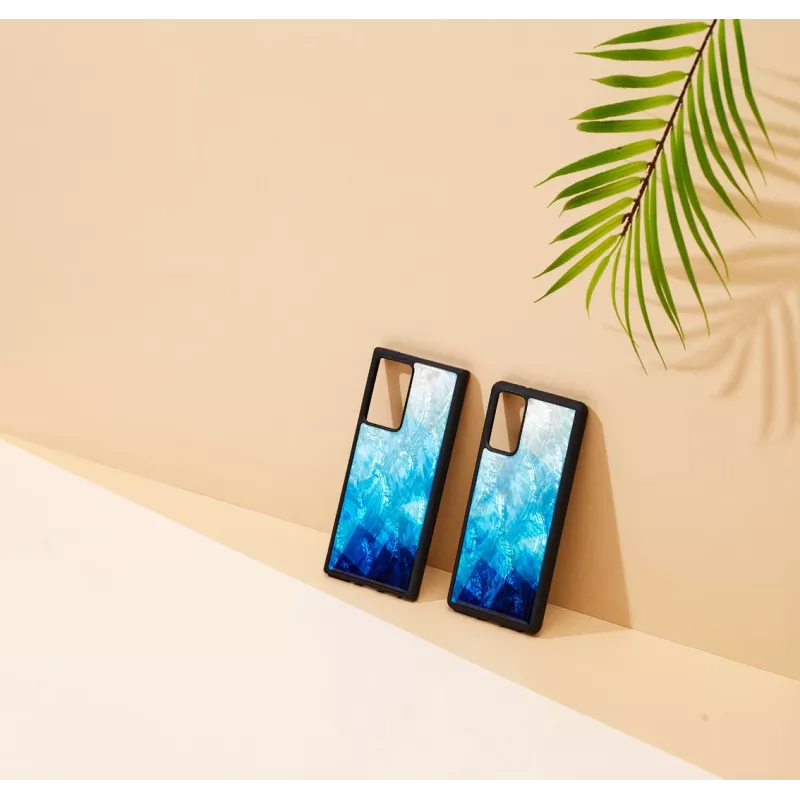 Aizsargājošs telefona maciņš iKins Samsung Galaxy Note 20 Ultra – zili ezermelns