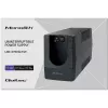 Qoltec 53774 nepārtrauktās barošanas avots (UPS) Line-Interactive 1 kVA 600 W 1 maiņstrāvas kontaktligzda