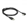 USB kabelis DeLOCK 1.5m USB 2.0-A USB 2.0-B Melns