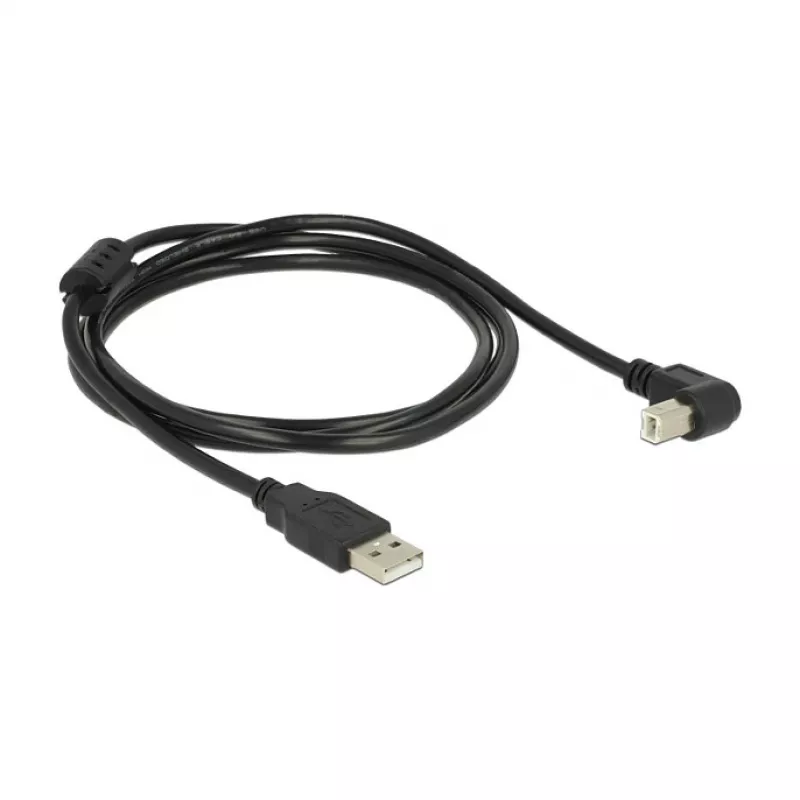 USB kabelis DeLOCK 1.5m USB 2.0-A USB 2.0-B Melns