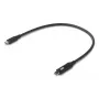 USB kabelis Ubiquiti UACC-Cable-USB-100W-0.3M-BK USB C Melns Pelēks 0,3 m
