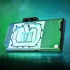GPU ūdens bloks ek water blocks EK-Quantum Vector3 TUF RTX 5090 RGB — grafikas kartes dzesēšana, pilna pārklājuma saderīgs