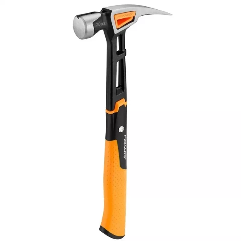 Fiskars 1020214 āmurs galdnieka āmurs melns, metālisks, oranžs