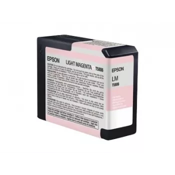 Epson Singlepack Light fuksīna T580600, Gaiši fuksīna, Pigmenta bāzes tinte, 80 ml, 1 gab.