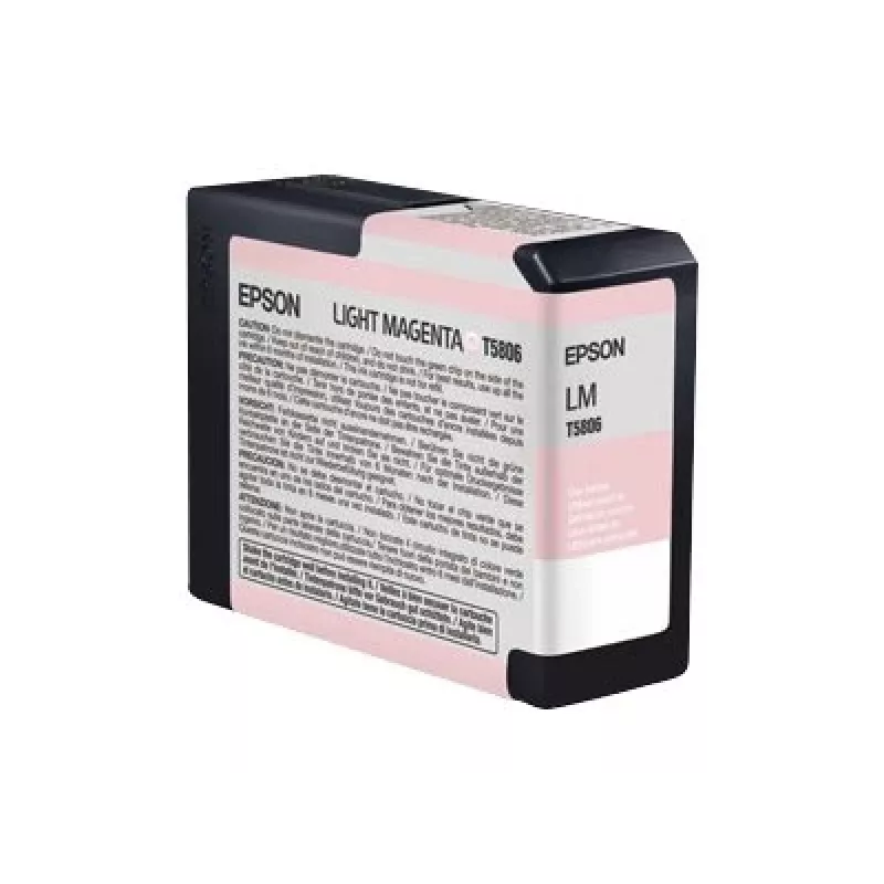 Epson Singlepack Light fuksīna T580600, Gaiši fuksīna, Pigmenta bāzes tinte, 80 ml, 1 gab.