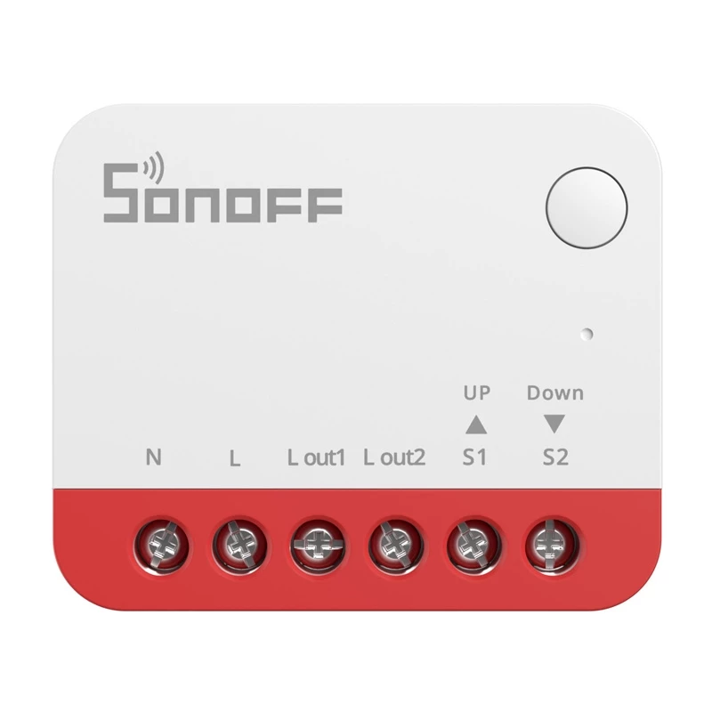 Viedais slēdzis Sonoff MINI-ZBRBS ZigBee saderīgs mini izmērs ievietošanai sienā, zema profila relejs