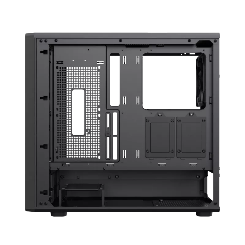 Gamemax korpuss | CLAW 460 BK | Melns | Mid-Tower | Barošanas bloks nav iekļauts