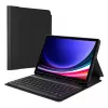 Planšetdatora folija maciņš Inateck N0028_Melns priekš Galaxy Tab A9+/A9 Plus 11 collas (27.9 cm) — 3 statīva režīmi, Bluetooth